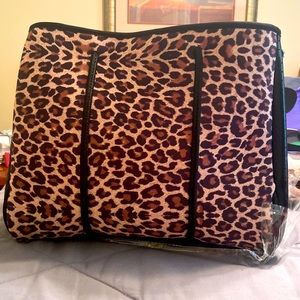 Neoprene Leopard Bag